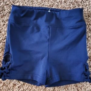 Girl's Justice 6/7 athletic spandex shorts